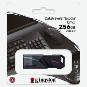 Флеш Диск Kingston 256GB DataTraveler Exodia Onyx DTXON/256GB USB3.2 черный