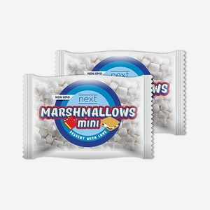 Жевательный зефир Сладкий снег Marshmallows mini со вкусом ванили 2 шт по 200 г