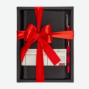 Набор подарочный Bruno Visconti Milano черный А5 135 х 215 мм ежедневник и ручка