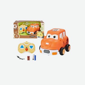 Игровой набор на радиоуправлении Cartoon Car Забавные машинки оранжевая