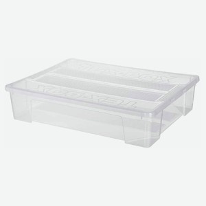 Ящик для хранения «Бытпласт» Tex-box универсальный подкроватный 61 л, 785х585х172 мм