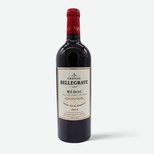 Вино Chateau Bellegrave красное сухое 13,5% Франция Бордо 0,75л