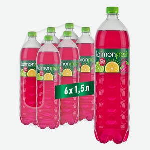 Газированный напиток Laimon Fresh Berries 1.5 л - 6 шт.
