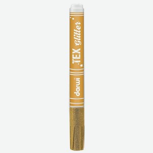 Маркер Darwi для ткани TEX Glitter DA0140013 2 мм с блестками 050 золотой
