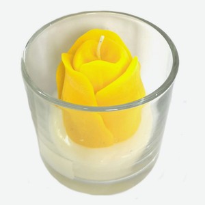 Свеча ароматическая в стакане Роза
