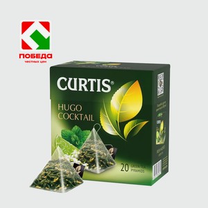 Чай зеленый  CURTIS  Hugo Cocktail, 20п*1.8г