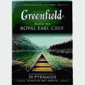 Чай Черный Greenfield Royal Earl Grey 20 Пирамидок