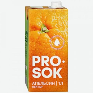 Нектар Pro Sok апельсиновый, 1л x 12 шт Россия