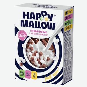 Завтрак готовый Happy Mallow с мягким маршмеллоу, 240г Россия