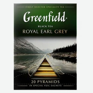 Чай черный Greenfield Royal Earl Grey , 20 шт