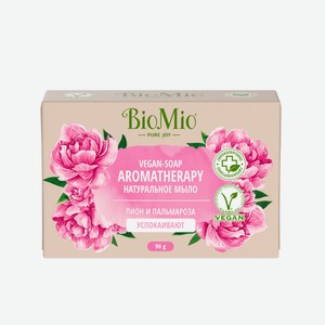 BioMio BIO-SOAP RU-CIS(22) натуральное мыло. Пион и пальмароза, 0.096 кг