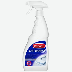 Чистящий спрей Unicum для чистки ванной комнаты, 500мл Россия