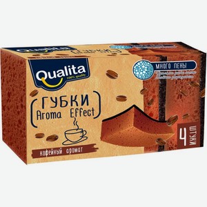 Губки кухонные Qualita Aroma Effect 4шт