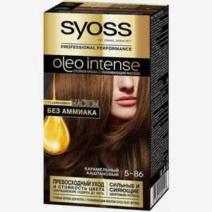 Крем-краска для волос Syoss Oleo Intense 5-86 Карамельный каштан, 115 мл