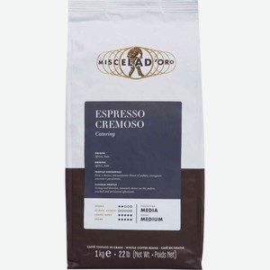 Кофе в зернах Miscela d’Oro Espresso Cremoso, 1 кг