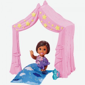 Игровой набор Barbie «Скиппер няня» с мини-куклой