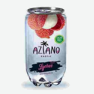 Напиток Aziano Личи Газированный 0,35л Пэт
