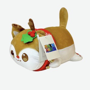Мягкая игрушка Animini «Кот Рождественский» 25 см