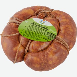 Колбаса Заповедные продукты Домашняя жареная полукопченая 350г