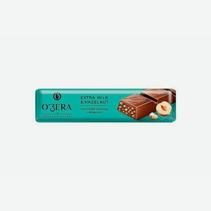  OZera , шоколад молочный Extra milk & Hazelnut, 45 г