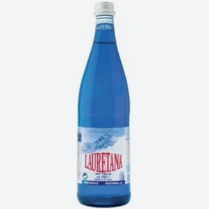 Вода  Лауретана  негазированная, в стеклянной бутылке, 750 мл