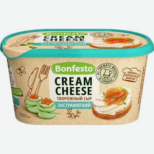 Сыр творожный Bonfesto Кремчиз экстрамягкий 70%, 400 г