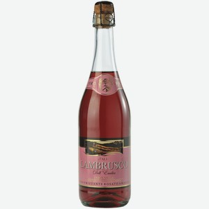 Вино игристое Corte Viola Lambrusco dell Emilia Rose розовое полусладкое 0,75 л