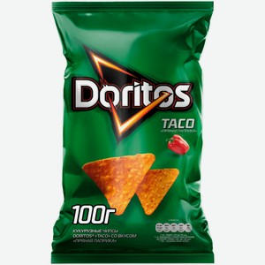 Кукурузные чипсы Doritos Taco Пряная паприка 100 г