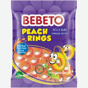 Мармелад жевательный Bebeto Peach Rings 70 г