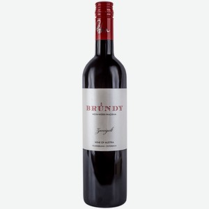 Вино Brundy Zweigelt красное сухое 0,75 л