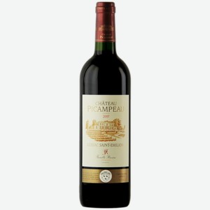 Вино Chateau Picampeau Сент-Эмильон красное сухое 0,75 л