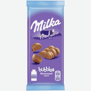 Шоколад Молочный Milka Bubbles пористый 80 г