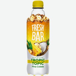 Напиток газированный Fresh Bar Pina Colada Tropic Topic 0,48 л ПЭТ