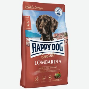 Корм HAPPY DOG 2,8кг Суприме Ломбардия (утка и рис) для собак средних и крупных пород