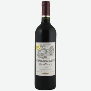 Вино Chateau Miqueu Haut-Medoc красное сухое 0,75 л