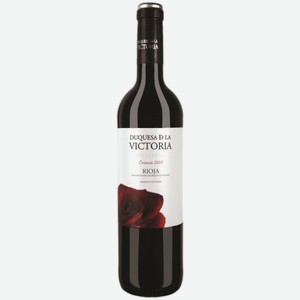 Вино Duquesa Victoria Rioja красное сухое 0,75 л