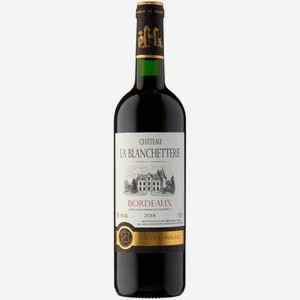Вино Chateau la Blanchetterie красное сухое 0,75 л