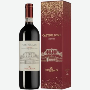 Вино Frescobaldi Castiglioni красное сухое 0,75 л в подарочной упаковке
