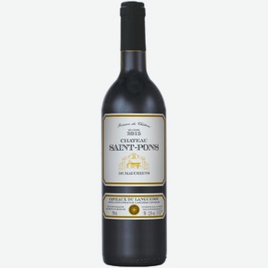 Вино Chateau Saint-pons De Mauchiens красное сухое 0,75 л