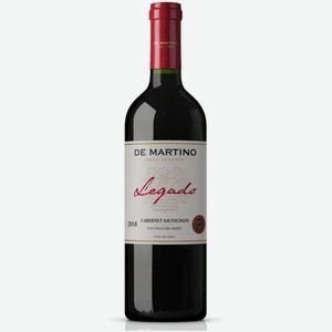 Вино Legado Reserva Cabernet Sauvignon красное сухое 0,75 л