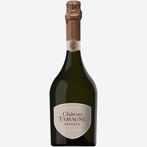 Вино игристое Chateau Tamagne Reserve белое полусладкое 0,75 л