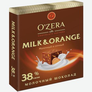 Шоколад Ozera Milk&Orange 90 г