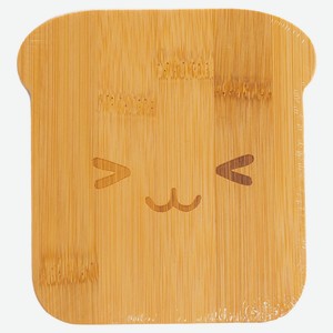Доска ATMOSPHERE of art Cat&Bread бамбуковая, 12.2x11.8x0.9 см
