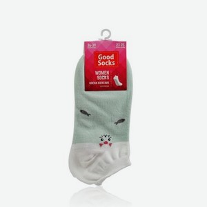 Женские укороченные носки Good Socks , Светло-зеленый р.36-39