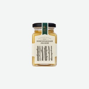 Мёд натуральный цветочный Новгородский лесной Медовый дом, 0.32 кг