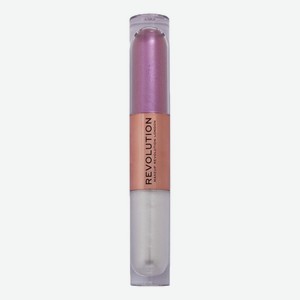 Жидкие тени для глаз 2 в 1 Double Up Liquid Eyeshadow 4,4мл: Subliminal Lilac