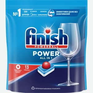 Средство для посудомоечных машин FINISH Power, 13шт