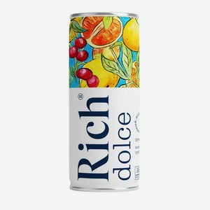 Напиток сокосодержащий Rich Dolce Яблоко-Вишня-Грейпфрут