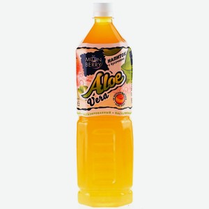Напиток 1,5л Moon Berry с кусочками Aloe Vera со вкусом манго негазированный пэт