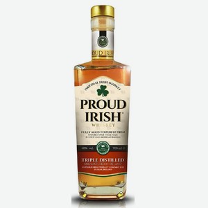 Виски Proud Irish Whiskey Original, 0.7л Ирландия